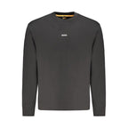 Hugo Boss Black Cotton Men Sweater