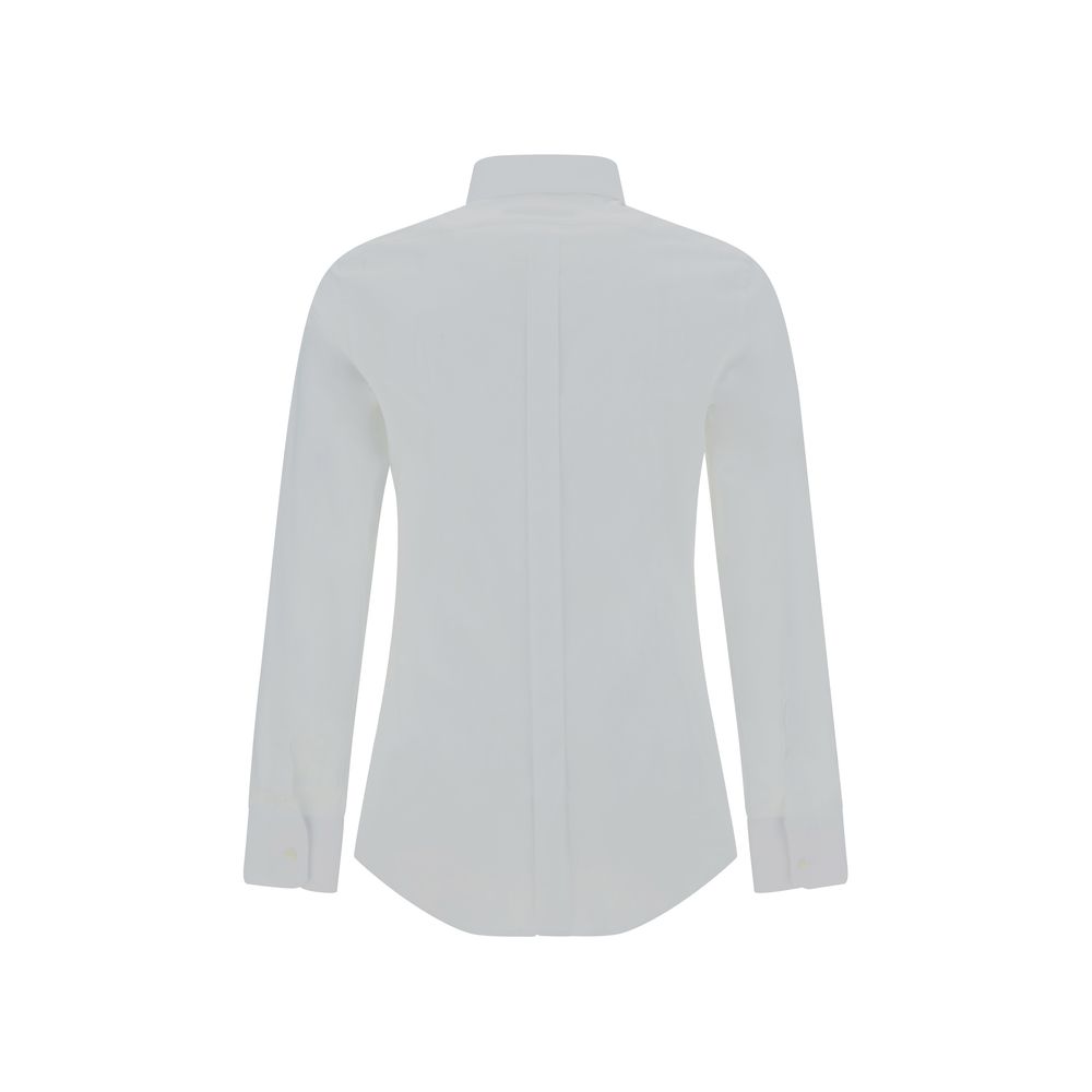 Dolce & Gabbana White Elastane Dress Shirt