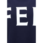 Ferragamo Blue Cotton T-Shirt