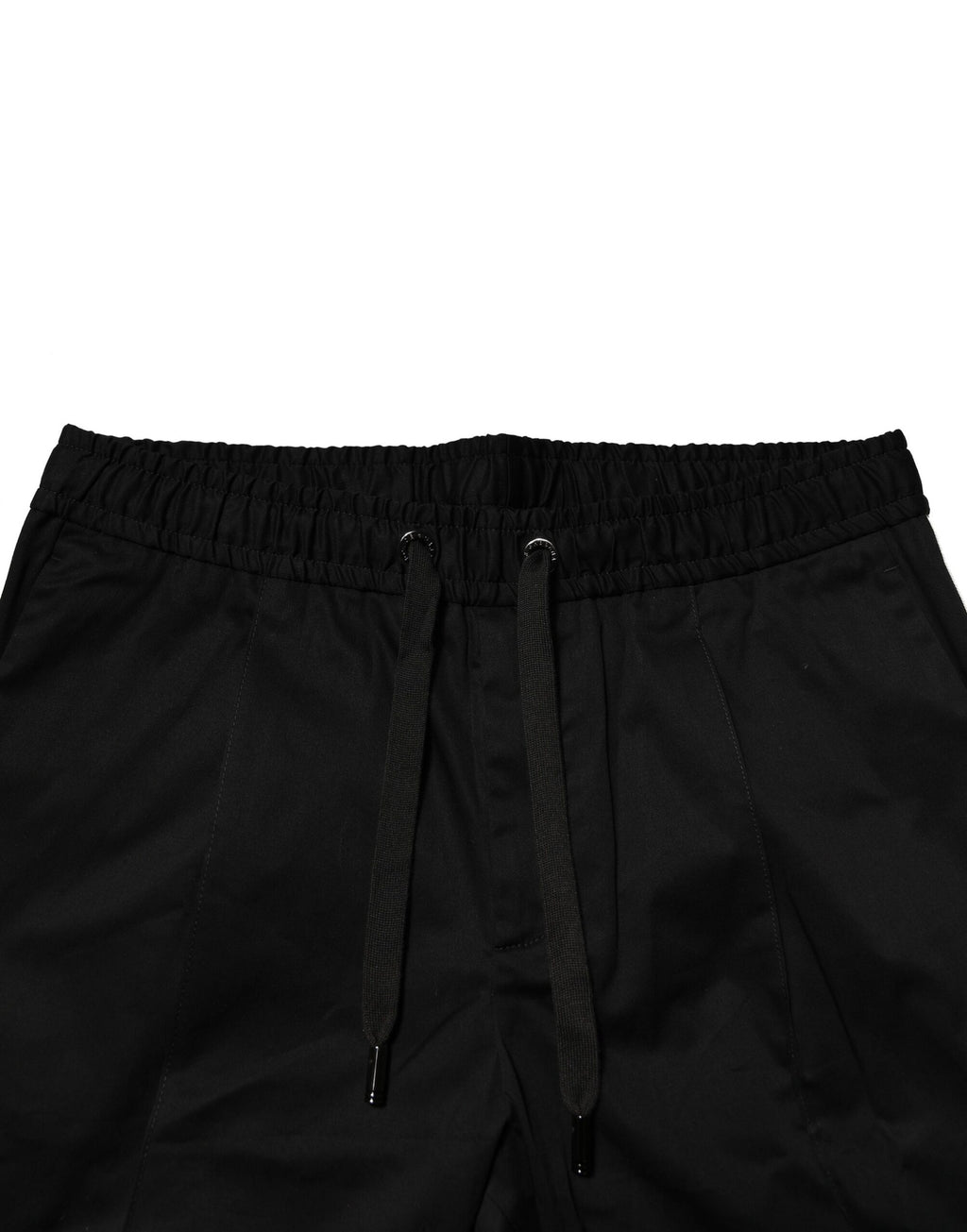 Dolce & Gabbana Black Cotton Mid Waist Jogger Pants