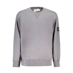 Calvin Klein Gray Cotton Men Sweater