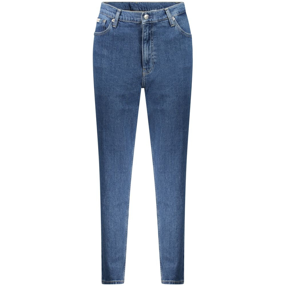 Calvin Klein Blue Cotton Women Jeans