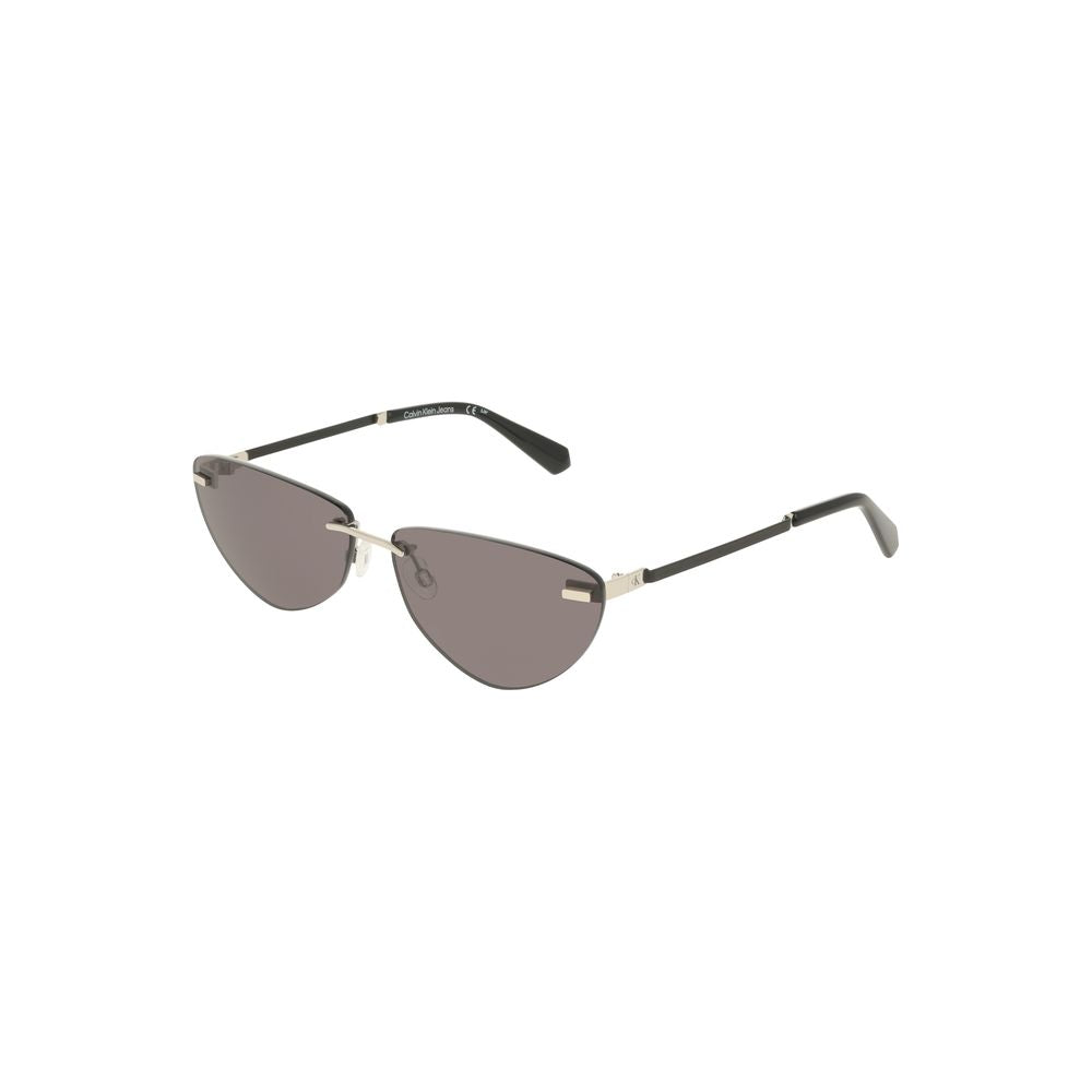 Calvin Klein Black Metal Women Sunglass