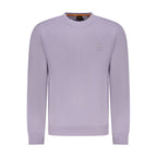 Hugo Boss Purple Cotton Men Sweater
