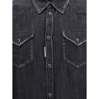 Dsquared² Black Denim Shirt