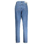 Calvin Klein Blue Cotton Women Jeans
