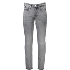 Calvin Klein Gray Cotton Men Jeans