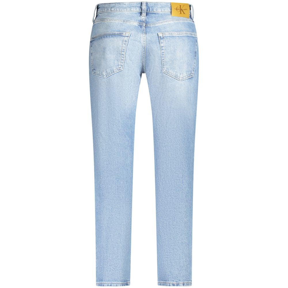 Calvin Klein Blue Cotton Men Jeans