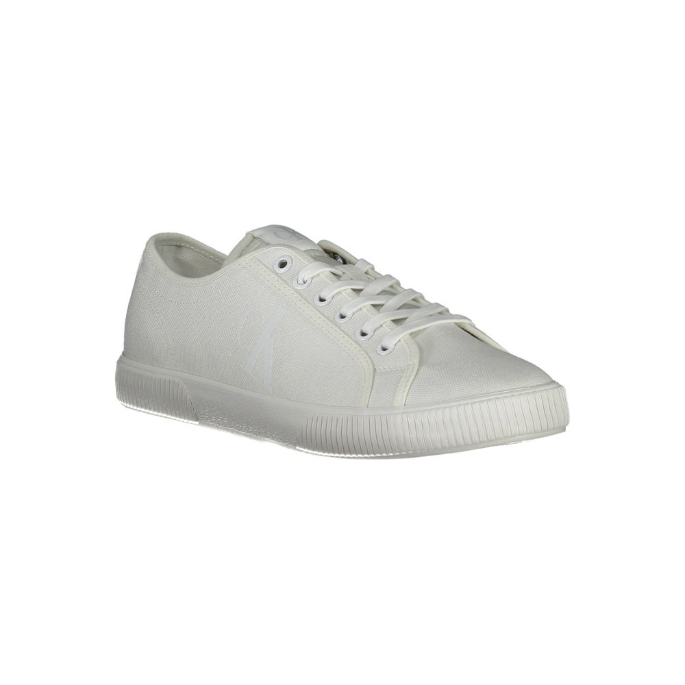 Calvin Klein White Polyester Men Sneaker