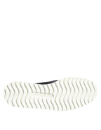 Dolce & Gabbana Black Tropical Slip On Men Sneakers Shoes