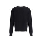 Dsquared² Black Wool Sweatshirt