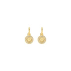 Versace Gold Brass Earrings