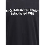 Dsquared² Black Cotton T-Shirt