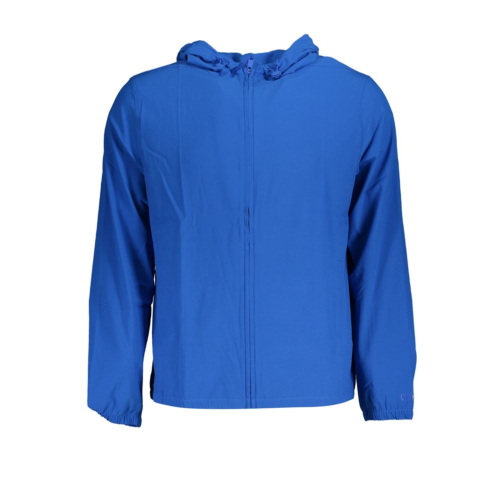 Calvin Klein Blue Polyester Men's Sport Jacket