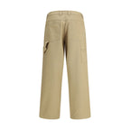 Gucci Beige Cotton Casual Pants