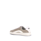 Dsquared² Beige Calf Leather Bos Taurus Low Top Sneakers