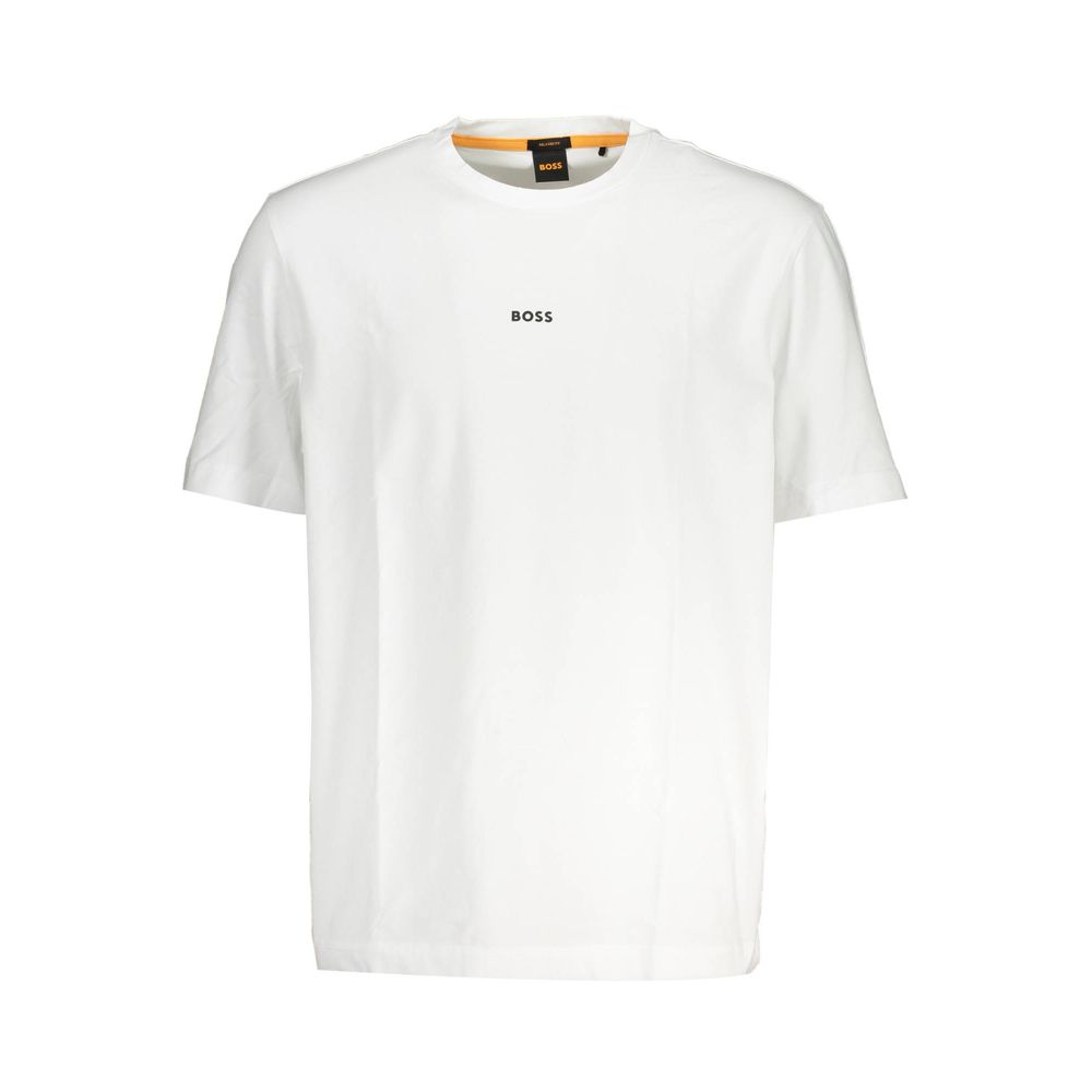 Hugo Boss White Cotton T-Shirt