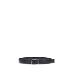 Ferragamo Black Calf Leather Bos Taurus Belt