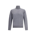 Dsquared² Gray Fleece Wool Turtleneck
