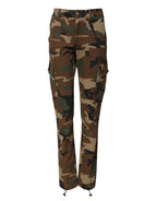 Dolce & Gabbana Multicolor Camouflage Cargo Pants