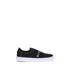 Givenchy Black Calf Leather Bos Taurus Low Top Sneakers