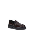 Tod's Brown Rubber Platform Loafers