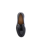 Tod's Black Calf Leather Bos Taurus Platform Loafers