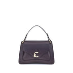 Coccinelle Purple Calf Leather Bos Taurus Handbag