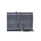 Jimmy Choo Gray Marabou Clutch Bag