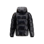 Dsquared² Black Polyamide Full-Length Jacket