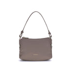Coccinelle Gray Calf Leather Bos Taurus Shoulder Bag
