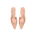 Givenchy Beige Calfskin Mid Heel Pumps