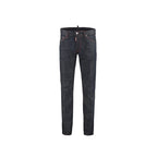 Dsquared² Blue Cotton Relaxed Fit Jeans