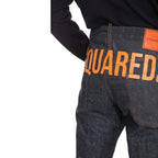 Dsquared² Blue Cotton Relaxed Fit Jeans