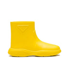 Prada Yellow Rubber Rain Boots