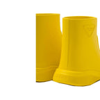 Prada Yellow Rubber Rain Boots
