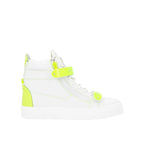 Giuseppe Zanotti White Calfskin High Top Sneakers