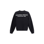 Dsquared² Black Cotton Sweatshirt