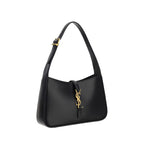 Saint Laurent Black Calf Leather Bos Taurus Shoulder Bag