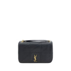 Saint Laurent Black Lamb Ovis Aries Aries Shoulder Bag