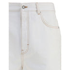 Givenchy White Cotton Jeans Denim