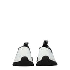 Dolce & Gabbana White Fabric Chunky Sneakers