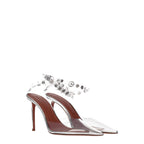 Amina Muaddi Transparent Pvc High Heel Pumps
