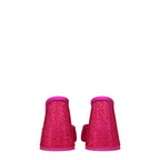 The Attico Pink Satin Platform Sandals