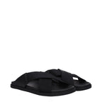 Givenchy Black Fabric Slippers