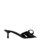 Prada Black Leather Sandals