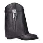 Givenchy Black Leather Ankle Boots