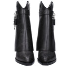 Givenchy Black Leather Ankle Boots