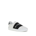 Givenchy White Calf Leather Bos Taurus Low Top Sneakers