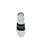 Givenchy White Calf Leather Bos Taurus Low Top Sneakers
